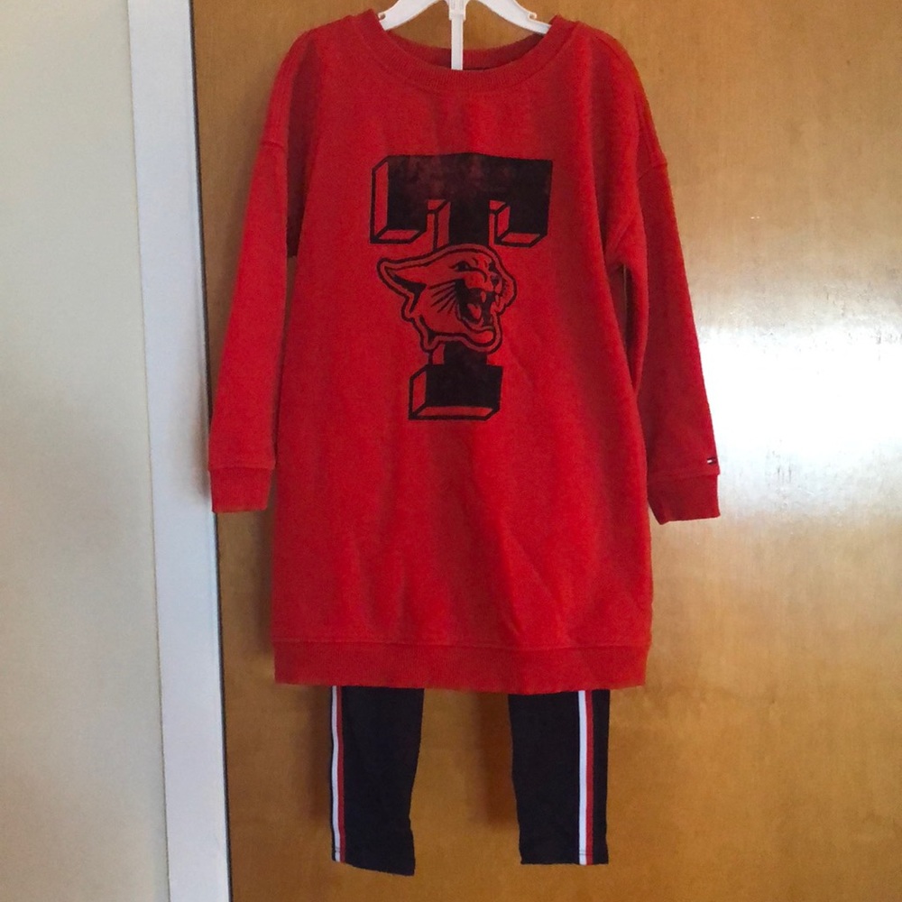 Sweater dress & pant set